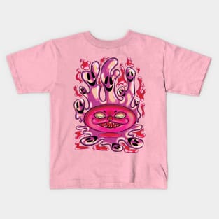 the clown with a fake smile Kids T-Shirt